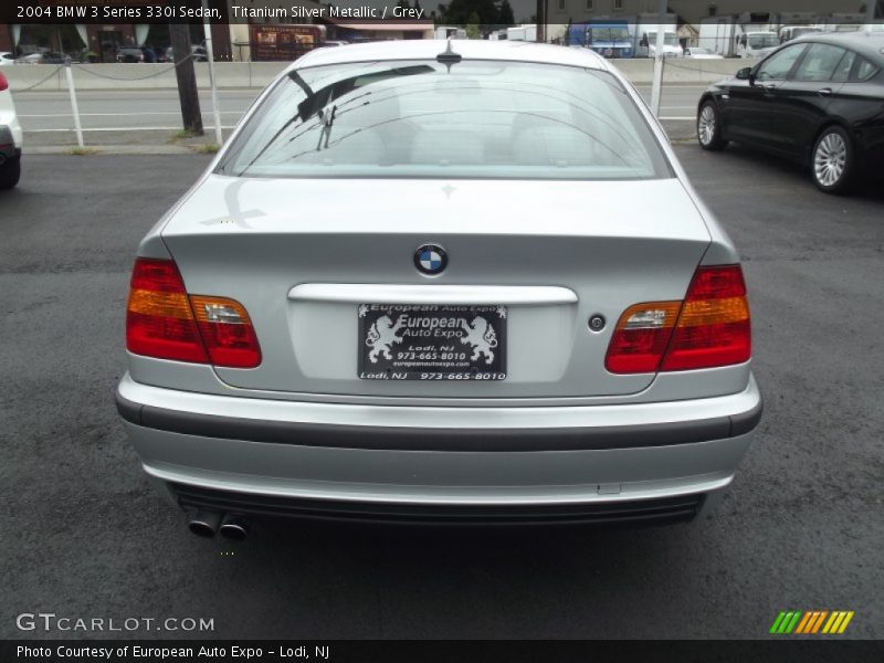 Titanium Silver Metallic / Grey 2004 BMW 3 Series 330i Sedan