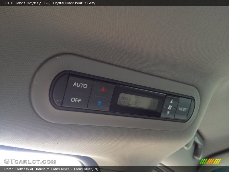 Crystal Black Pearl / Gray 2010 Honda Odyssey EX-L