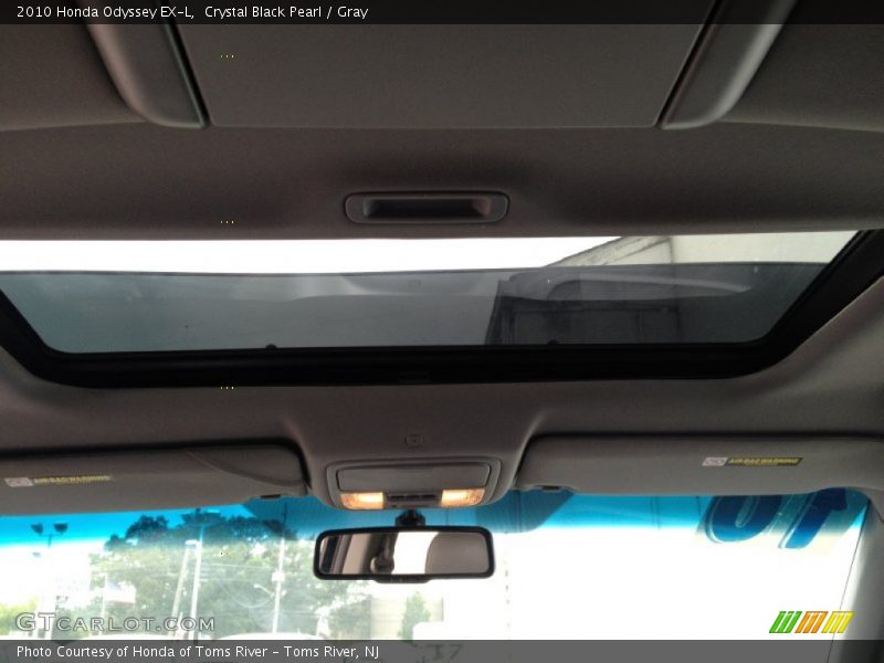 Crystal Black Pearl / Gray 2010 Honda Odyssey EX-L