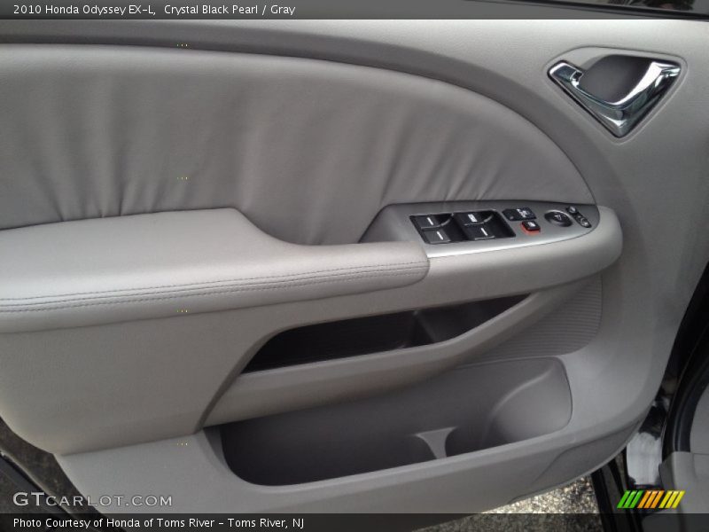 Crystal Black Pearl / Gray 2010 Honda Odyssey EX-L