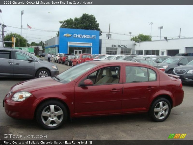 Sport Red Tint Coat / Neutral 2008 Chevrolet Cobalt LT Sedan