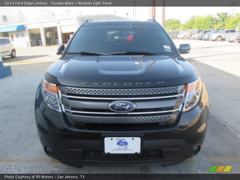 Tuxedo Black / Medium Light Stone 2014 Ford Edge Limited