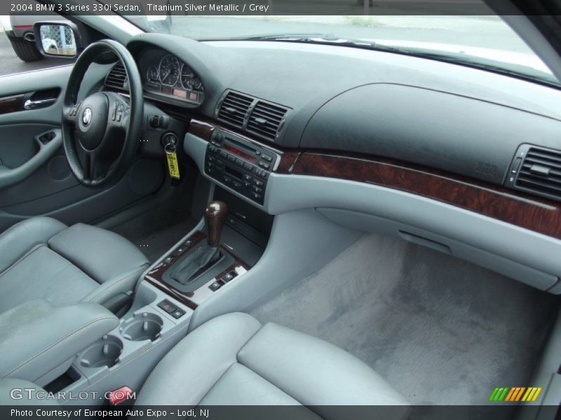 Titanium Silver Metallic / Grey 2004 BMW 3 Series 330i Sedan