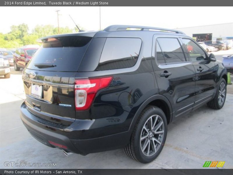 Tuxedo Black / Medium Light Stone 2014 Ford Edge Limited