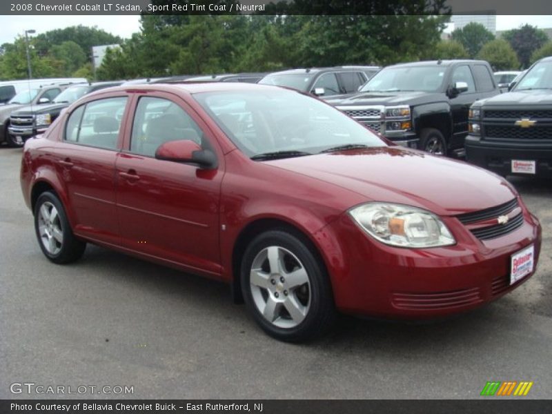 Sport Red Tint Coat / Neutral 2008 Chevrolet Cobalt LT Sedan