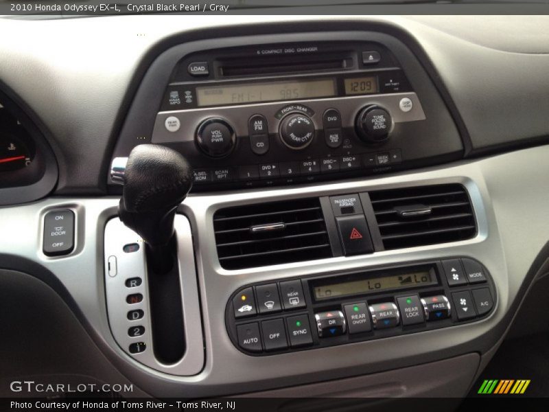 Crystal Black Pearl / Gray 2010 Honda Odyssey EX-L