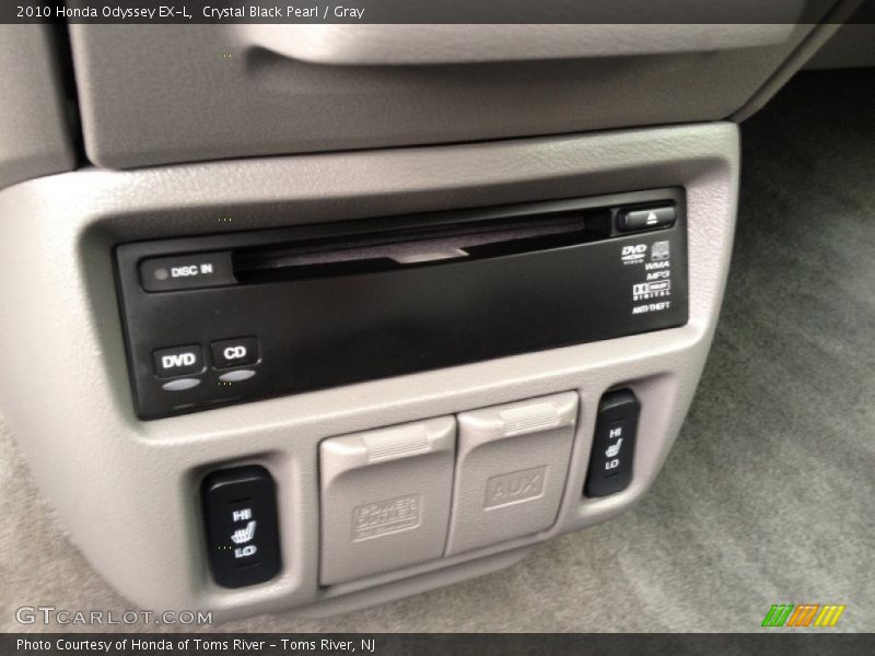 Crystal Black Pearl / Gray 2010 Honda Odyssey EX-L