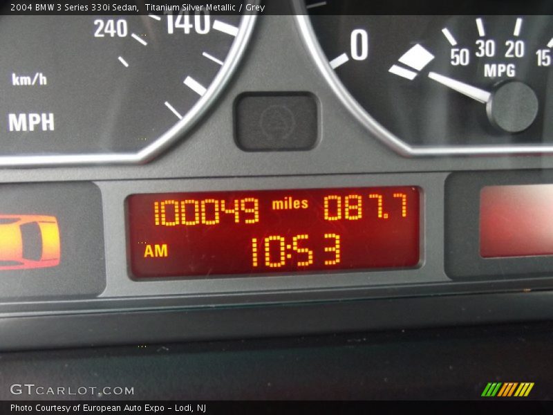 Titanium Silver Metallic / Grey 2004 BMW 3 Series 330i Sedan