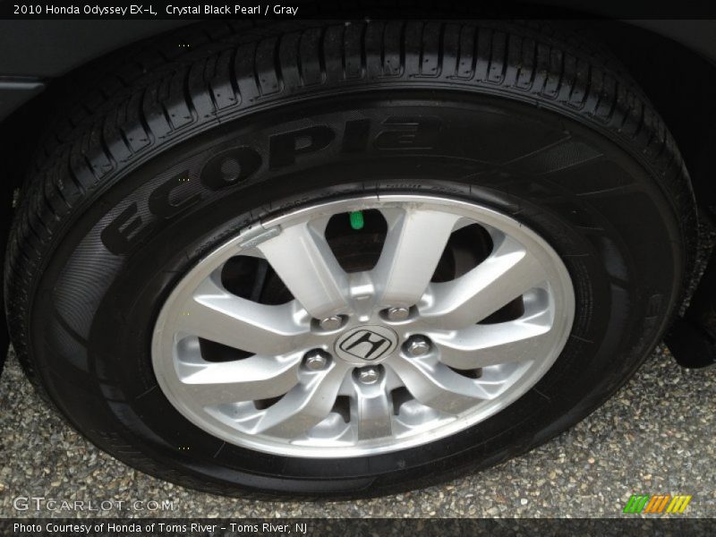 Crystal Black Pearl / Gray 2010 Honda Odyssey EX-L