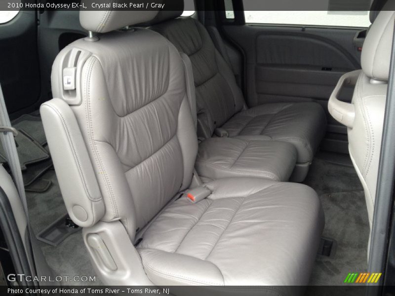 Crystal Black Pearl / Gray 2010 Honda Odyssey EX-L