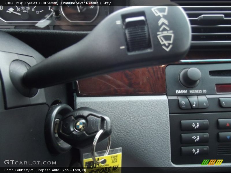 Titanium Silver Metallic / Grey 2004 BMW 3 Series 330i Sedan