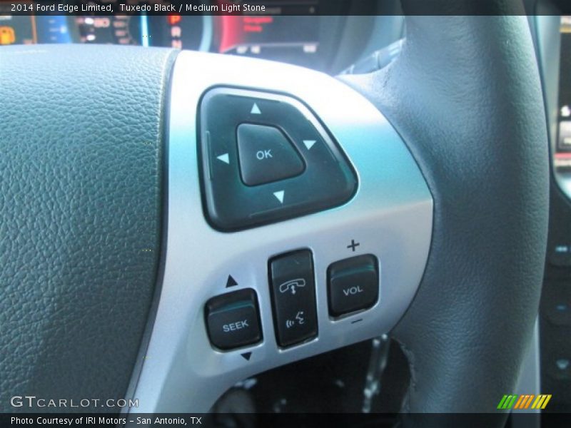 Tuxedo Black / Medium Light Stone 2014 Ford Edge Limited