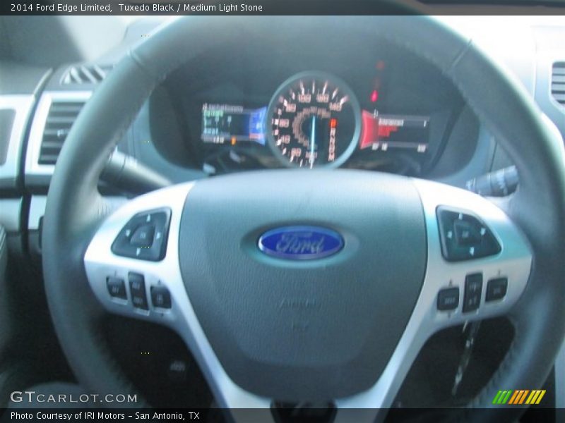 Tuxedo Black / Medium Light Stone 2014 Ford Edge Limited