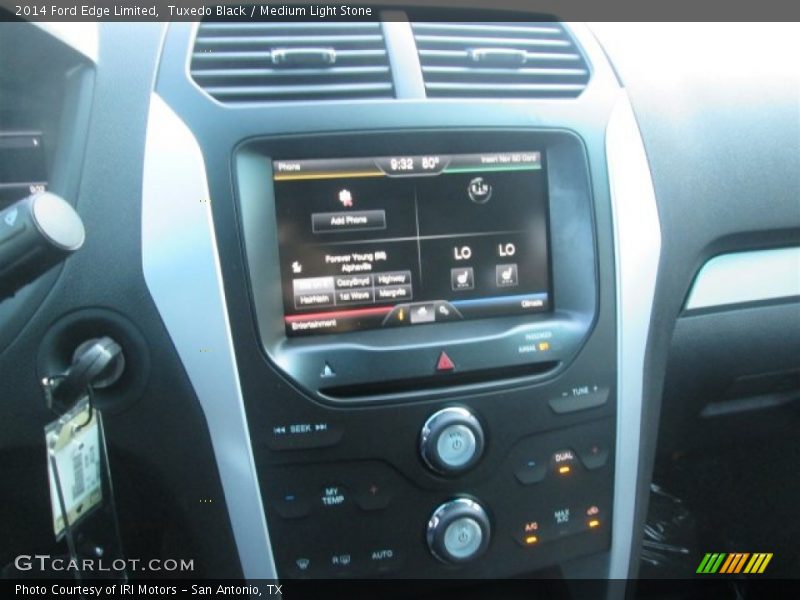 Tuxedo Black / Medium Light Stone 2014 Ford Edge Limited