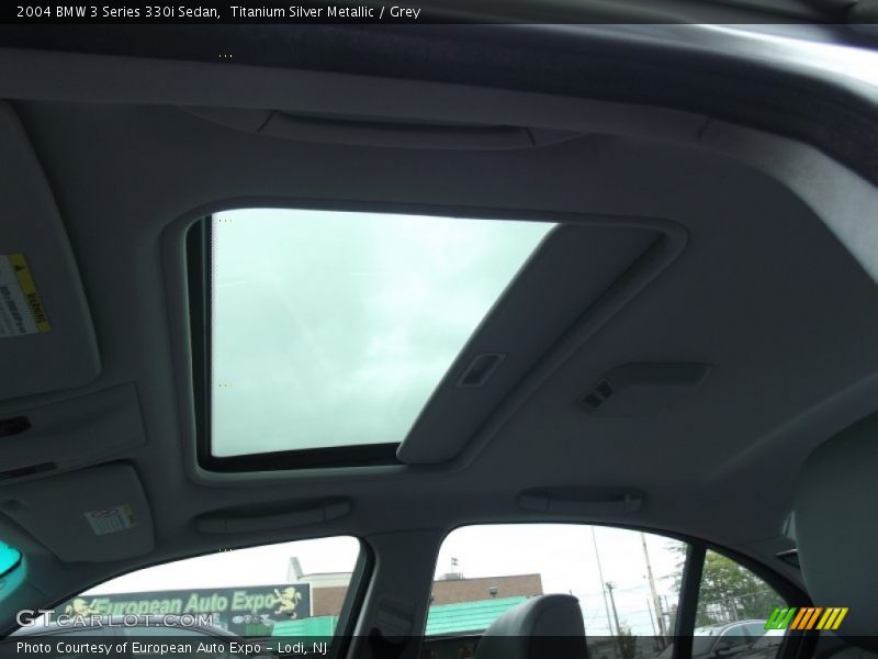 Titanium Silver Metallic / Grey 2004 BMW 3 Series 330i Sedan