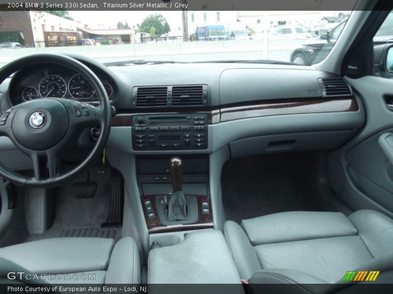 Titanium Silver Metallic / Grey 2004 BMW 3 Series 330i Sedan
