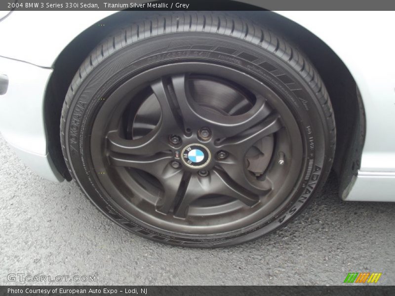 Titanium Silver Metallic / Grey 2004 BMW 3 Series 330i Sedan