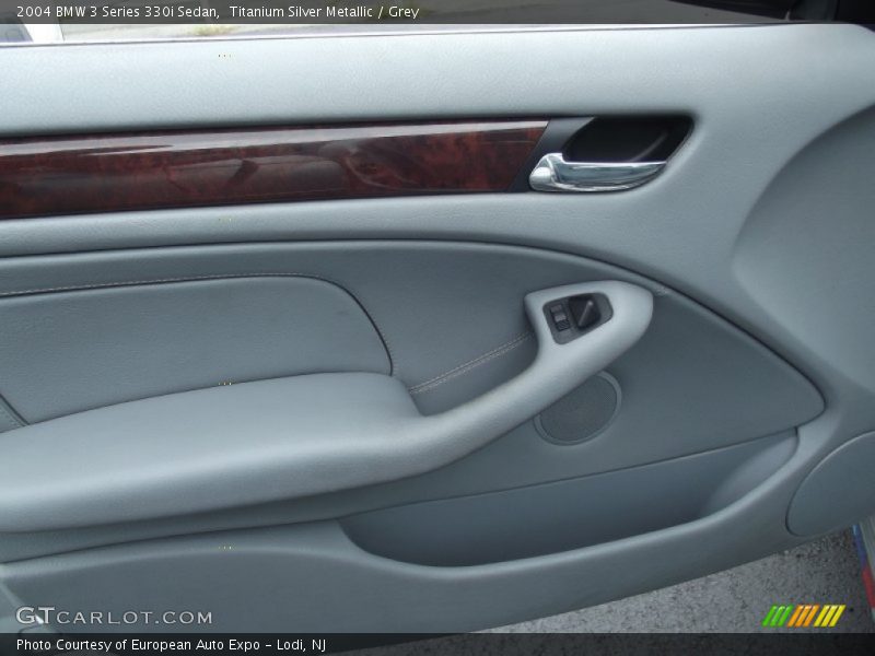 Titanium Silver Metallic / Grey 2004 BMW 3 Series 330i Sedan