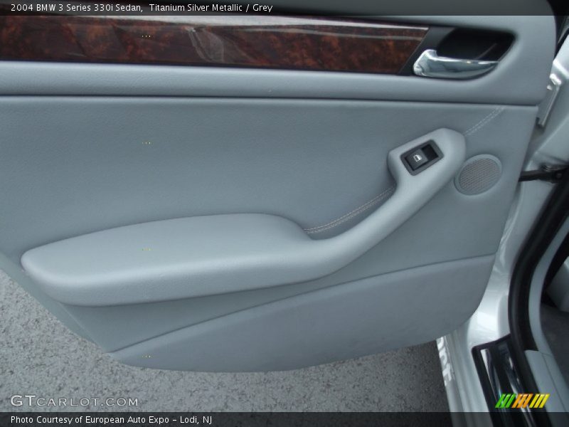 Titanium Silver Metallic / Grey 2004 BMW 3 Series 330i Sedan