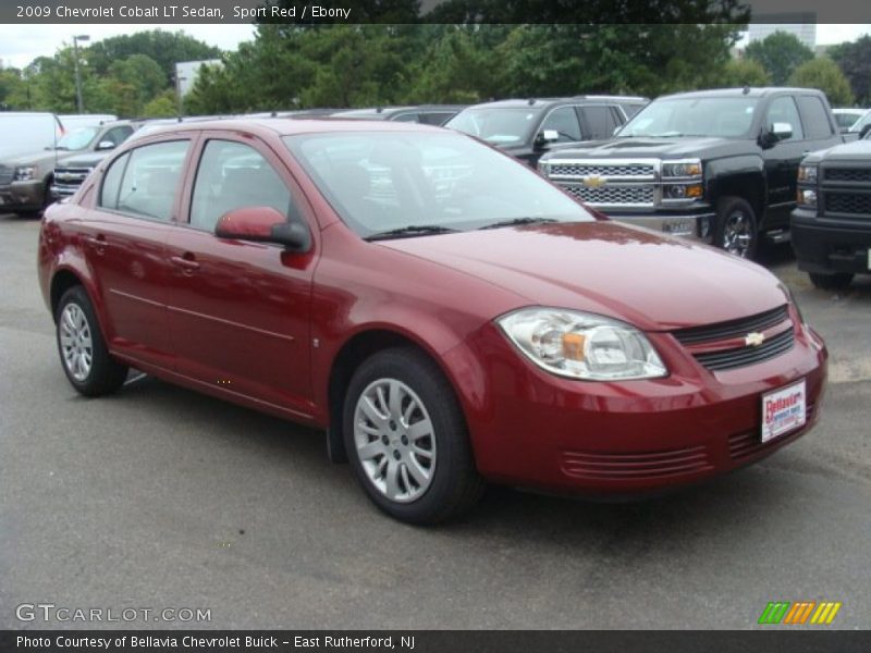Sport Red / Ebony 2009 Chevrolet Cobalt LT Sedan