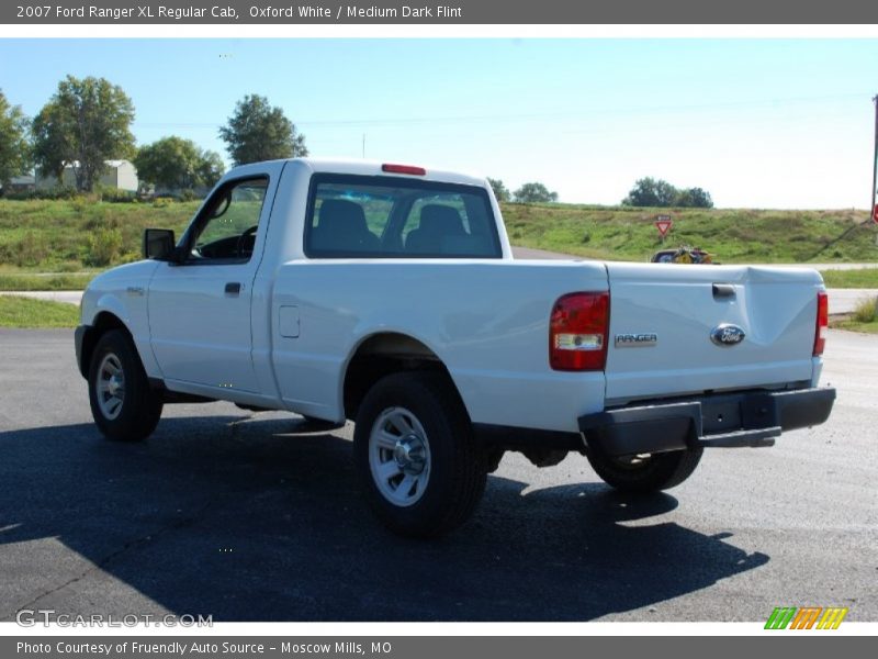 Oxford White / Medium Dark Flint 2007 Ford Ranger XL Regular Cab