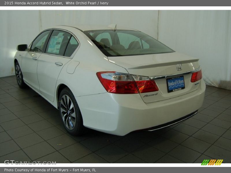 White Orchid Pearl / Ivory 2015 Honda Accord Hybrid Sedan