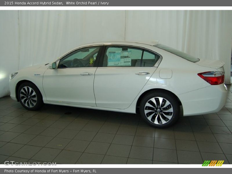  2015 Accord Hybrid Sedan White Orchid Pearl