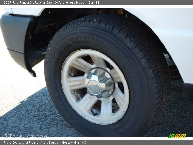 Oxford White / Medium Dark Flint 2007 Ford Ranger XL Regular Cab