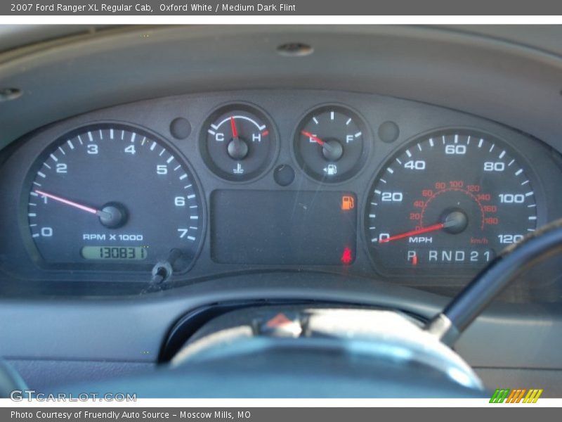 Oxford White / Medium Dark Flint 2007 Ford Ranger XL Regular Cab