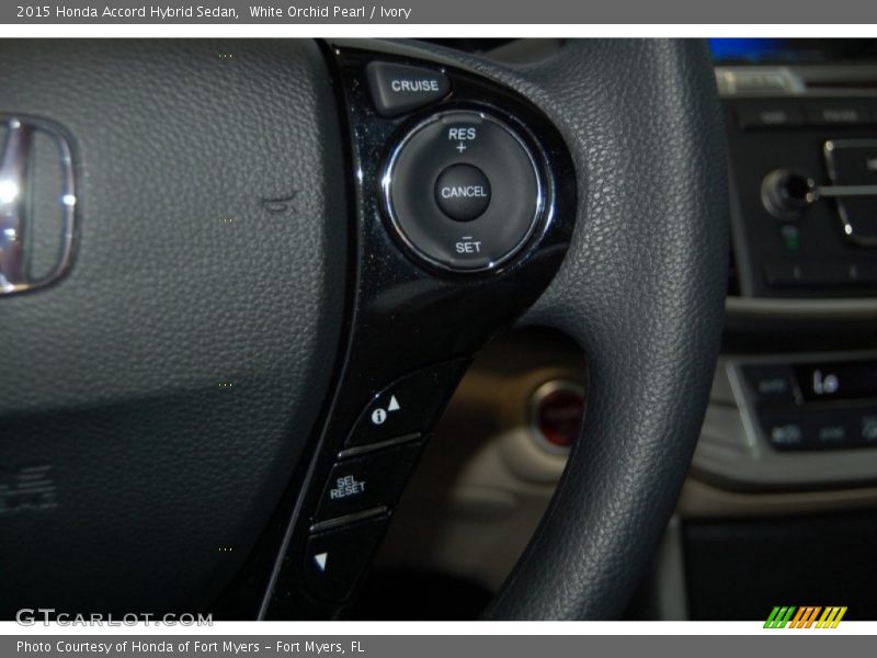 Controls of 2015 Accord Hybrid Sedan