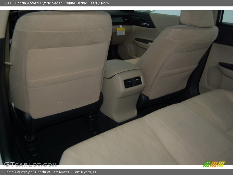 White Orchid Pearl / Ivory 2015 Honda Accord Hybrid Sedan