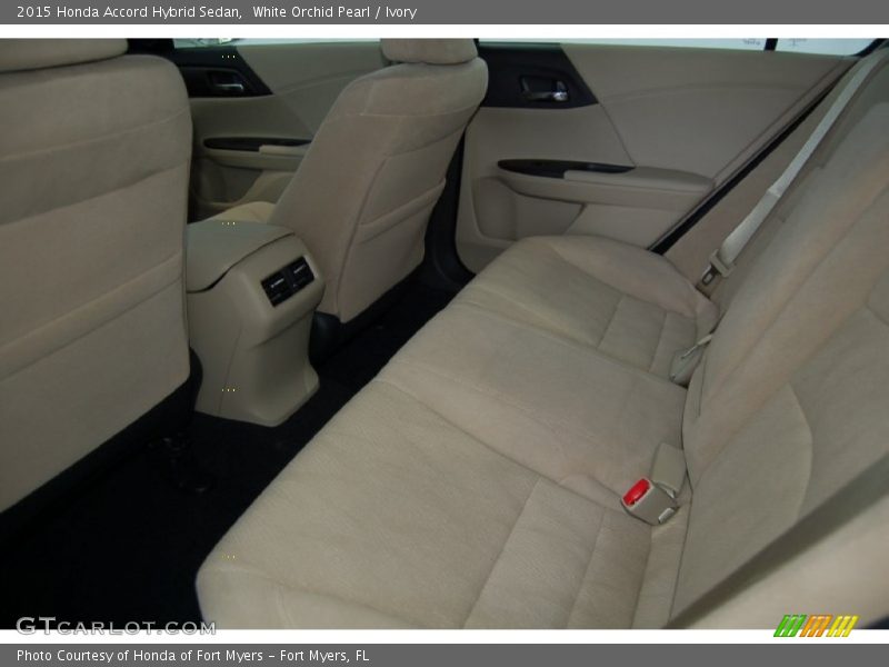 Rear Seat of 2015 Accord Hybrid Sedan