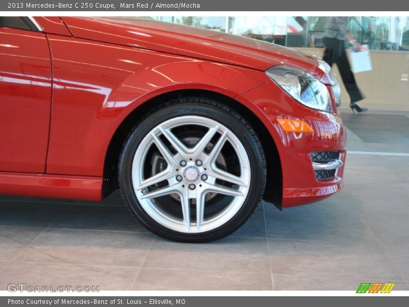 Mars Red / Almond/Mocha 2013 Mercedes-Benz C 250 Coupe