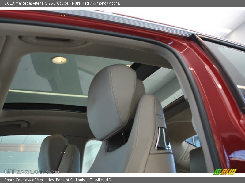 Mars Red / Almond/Mocha 2013 Mercedes-Benz C 250 Coupe