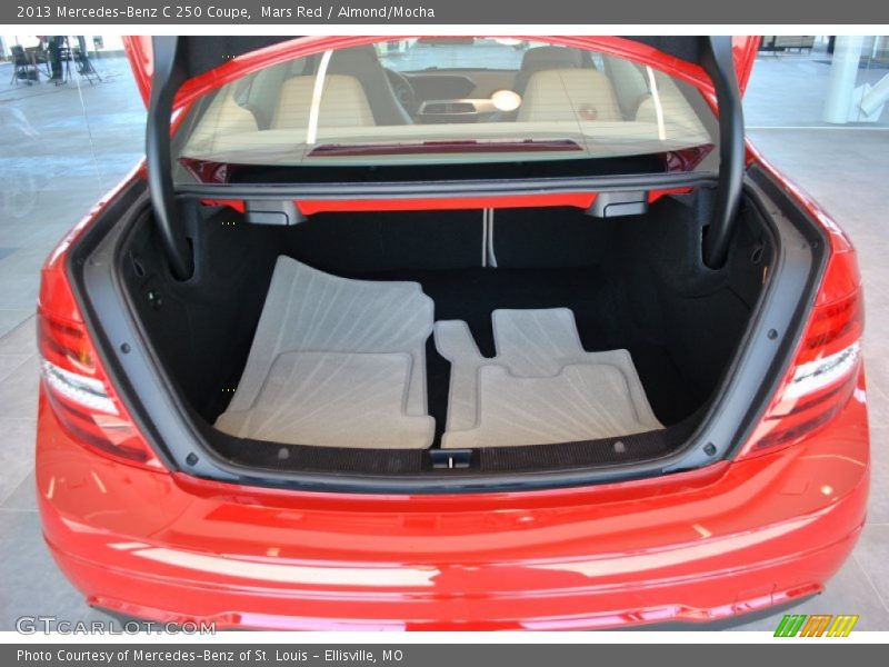 Mars Red / Almond/Mocha 2013 Mercedes-Benz C 250 Coupe
