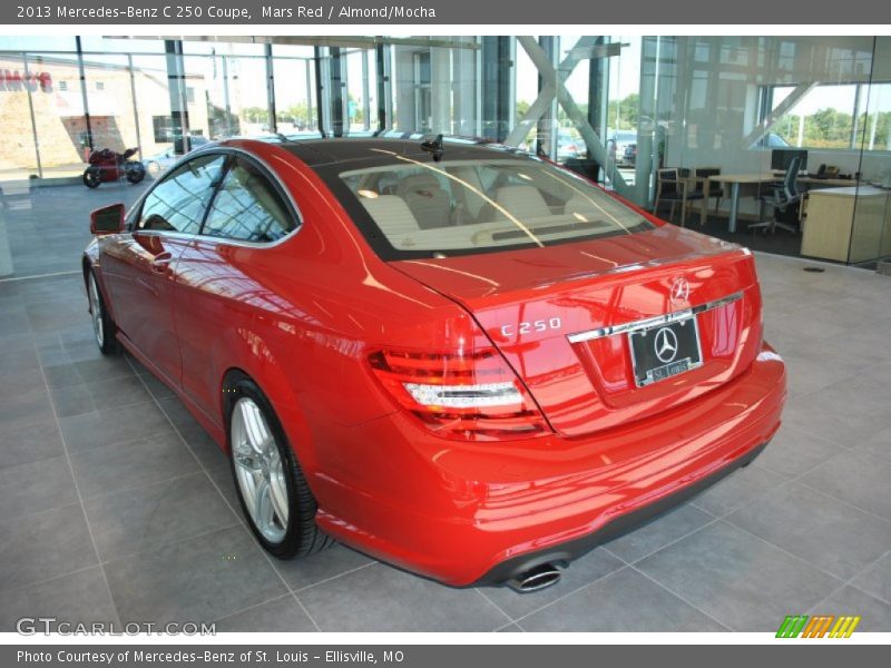 Mars Red / Almond/Mocha 2013 Mercedes-Benz C 250 Coupe