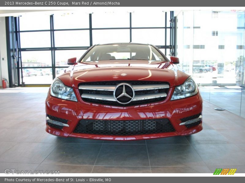 Mars Red / Almond/Mocha 2013 Mercedes-Benz C 250 Coupe