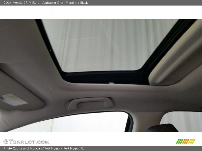 Alabaster Silver Metallic / Black 2014 Honda CR-V EX-L