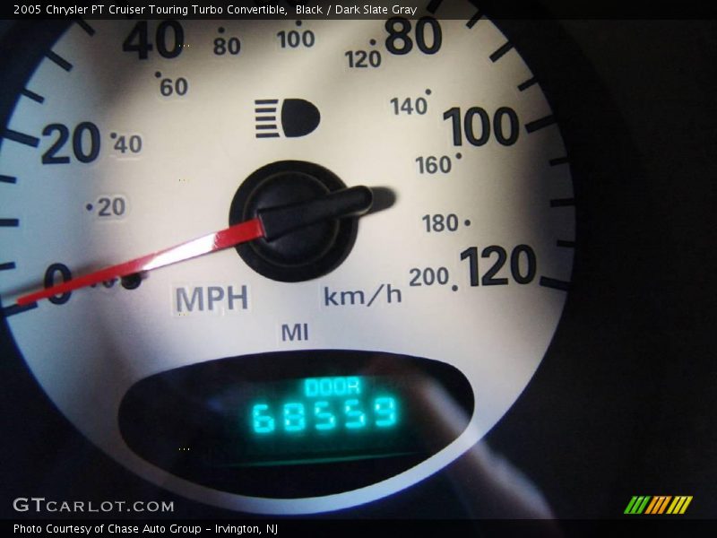 Black / Dark Slate Gray 2005 Chrysler PT Cruiser Touring Turbo Convertible