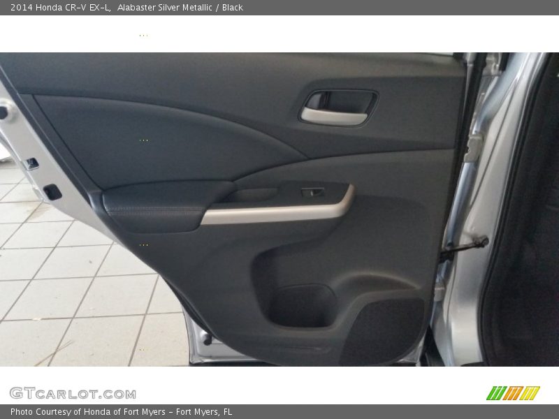 Alabaster Silver Metallic / Black 2014 Honda CR-V EX-L