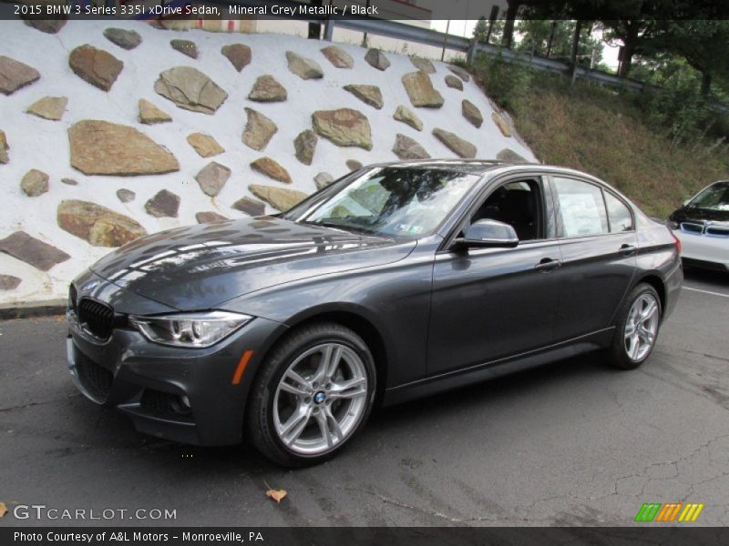 Front 3/4 View of 2015 3 Series 335i xDrive Sedan