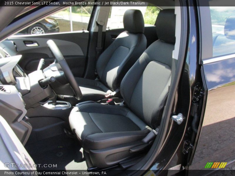 Front Seat of 2015 Sonic LTZ Sedan