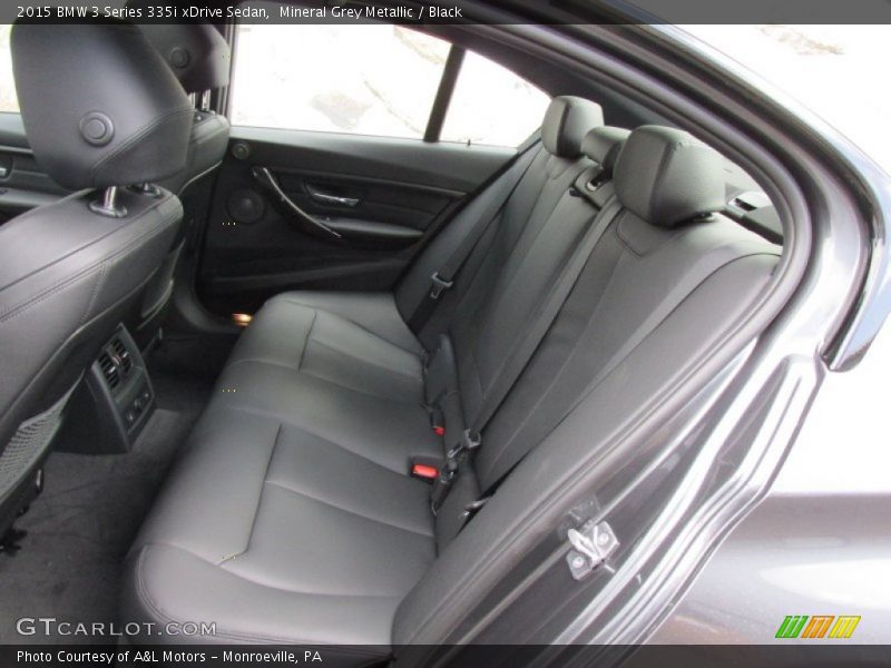 Rear Seat of 2015 3 Series 335i xDrive Sedan