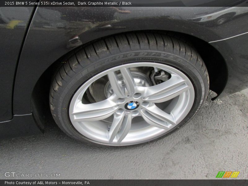 Dark Graphite Metallic / Black 2015 BMW 5 Series 535i xDrive Sedan
