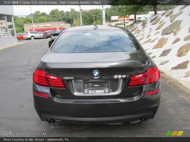 Dark Graphite Metallic / Black 2015 BMW 5 Series 535i xDrive Sedan