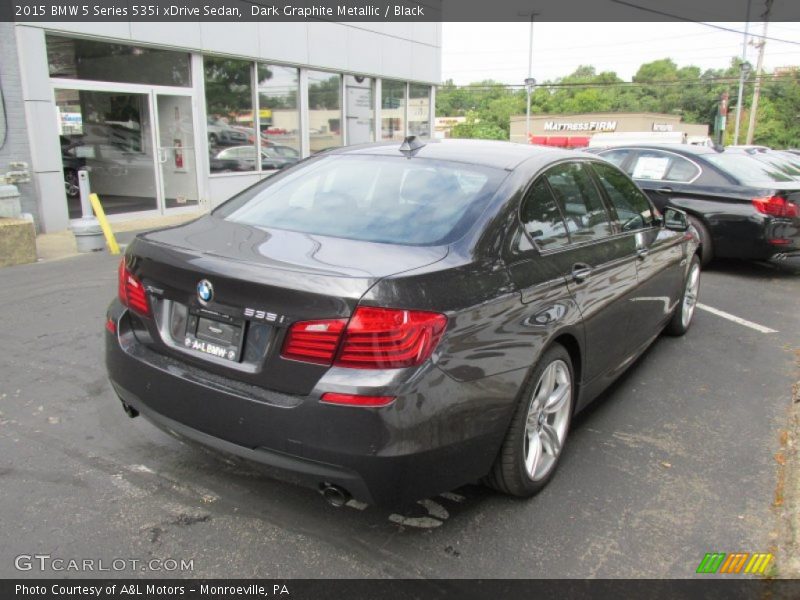 Dark Graphite Metallic / Black 2015 BMW 5 Series 535i xDrive Sedan