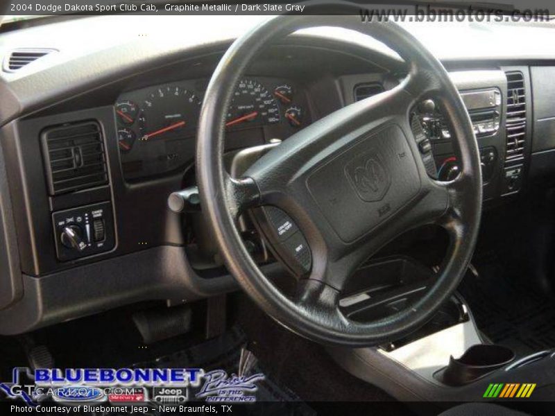 Graphite Metallic / Dark Slate Gray 2004 Dodge Dakota Sport Club Cab