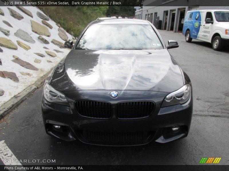 Dark Graphite Metallic / Black 2015 BMW 5 Series 535i xDrive Sedan