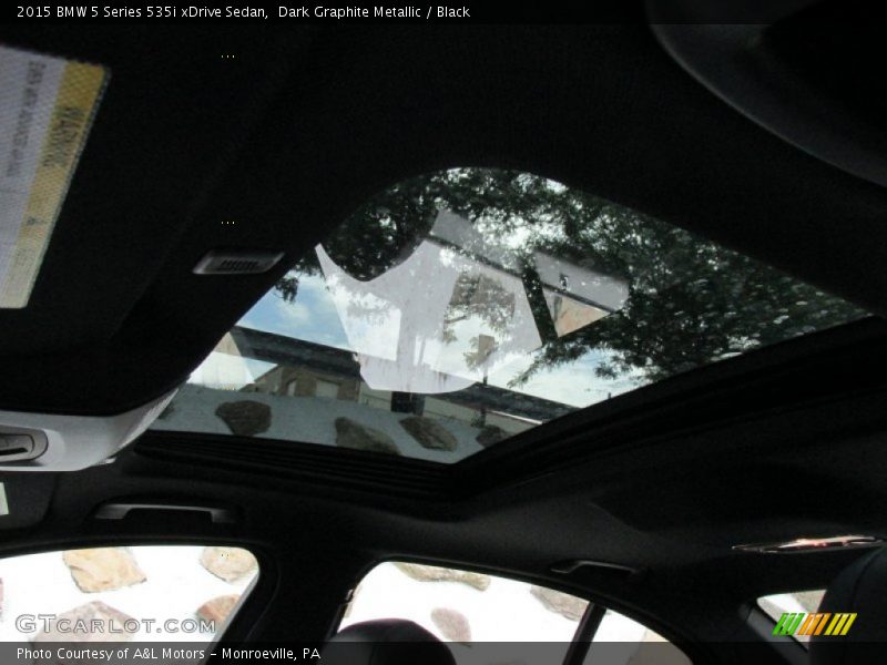 Dark Graphite Metallic / Black 2015 BMW 5 Series 535i xDrive Sedan