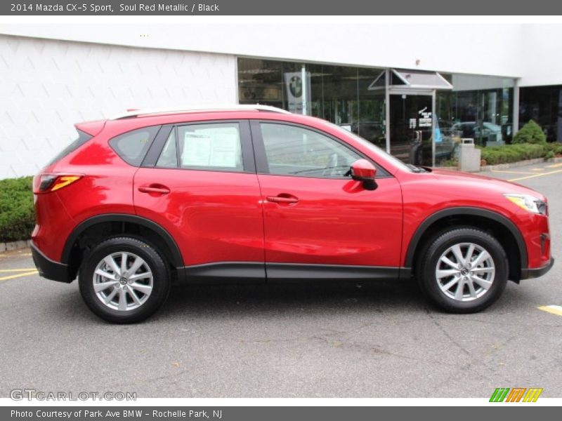 Soul Red Metallic / Black 2014 Mazda CX-5 Sport